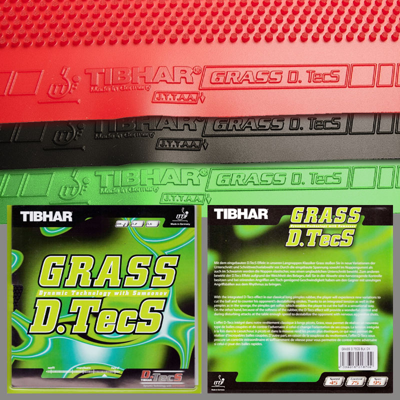 Table Tennis For Sale - TIBHAR Grass D.TecS Lembaran Karet Tenis