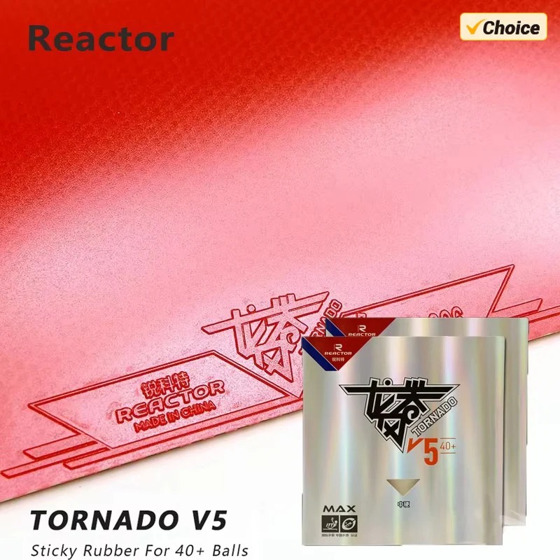 Table Tennis Association - REACTOR Tornado V5 Karet Tenis Meja