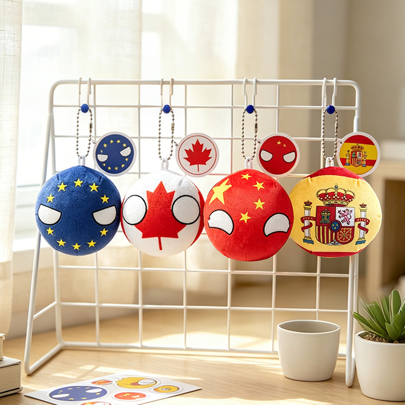 Boneka Polandball Kawaii 10cm, - Table Tennis France ulasan dan harga