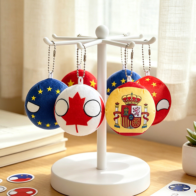 Boneka Polandball Kawaii 10cm, - Table Tennis France ulasan dan harga