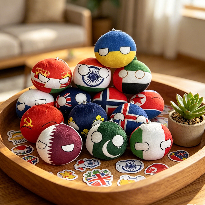 Boneka Polandball Kawaii 10cm, - Table Tennis France ulasan dan harga