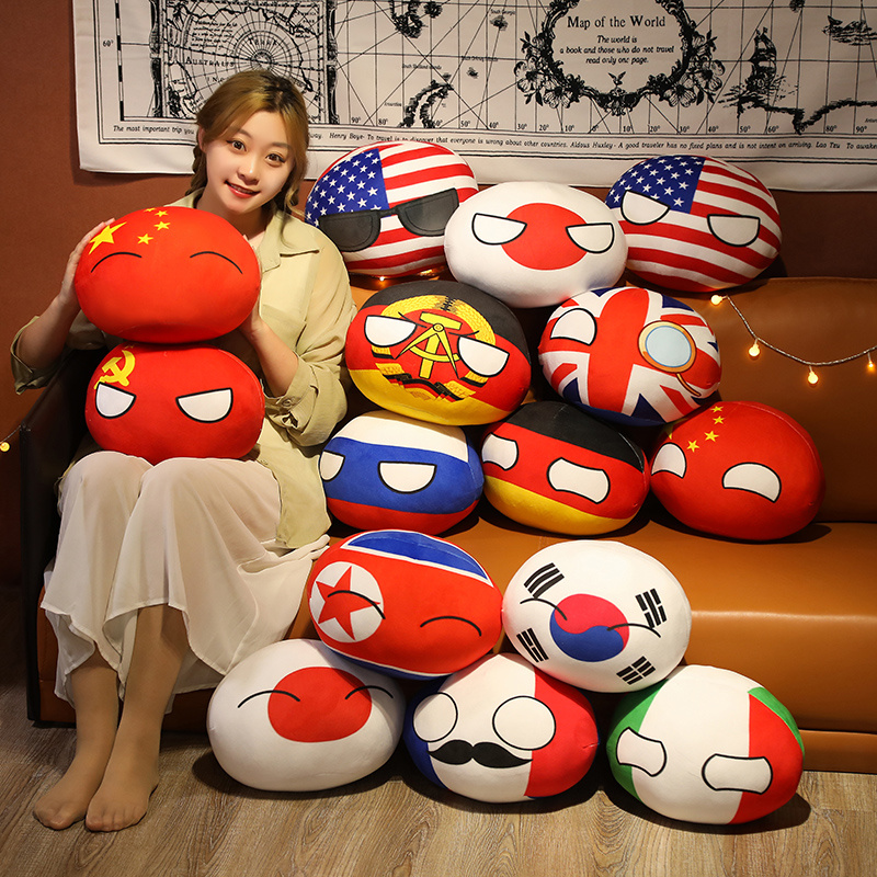 Lucu 10/30/50Cm Polandball Mai - Table Tennis France ulasan dan harga