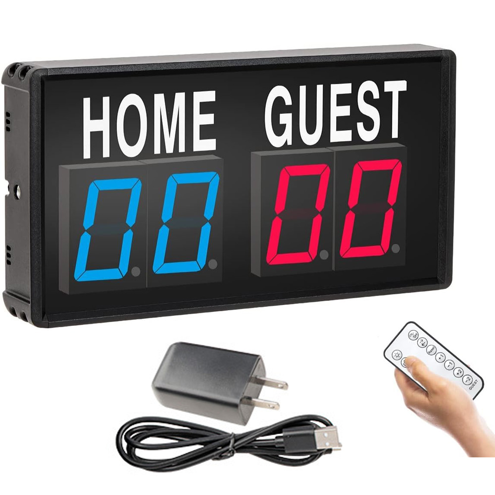 Papan Skor LED 4 Digit Portabe - Table Tennis Scoring ulasan dan harga