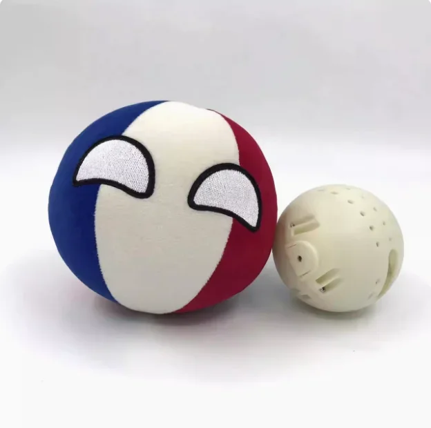 Boneka mewah countryball Jerma - Table Tennis France ulasan dan harga