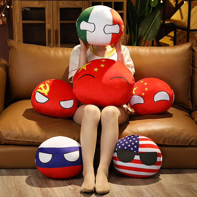 Boneka Country Ball Plush Pola - Table Tennis France ulasan dan harga