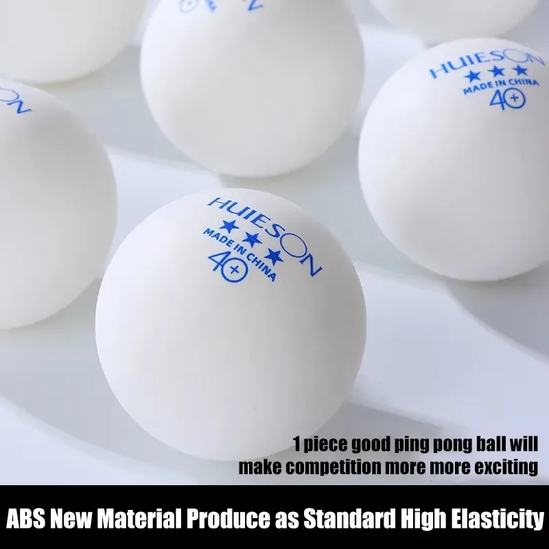 100PCS Bola Tenis Meja Huieson - Table Tennis Logo Free ulasan dan harga
